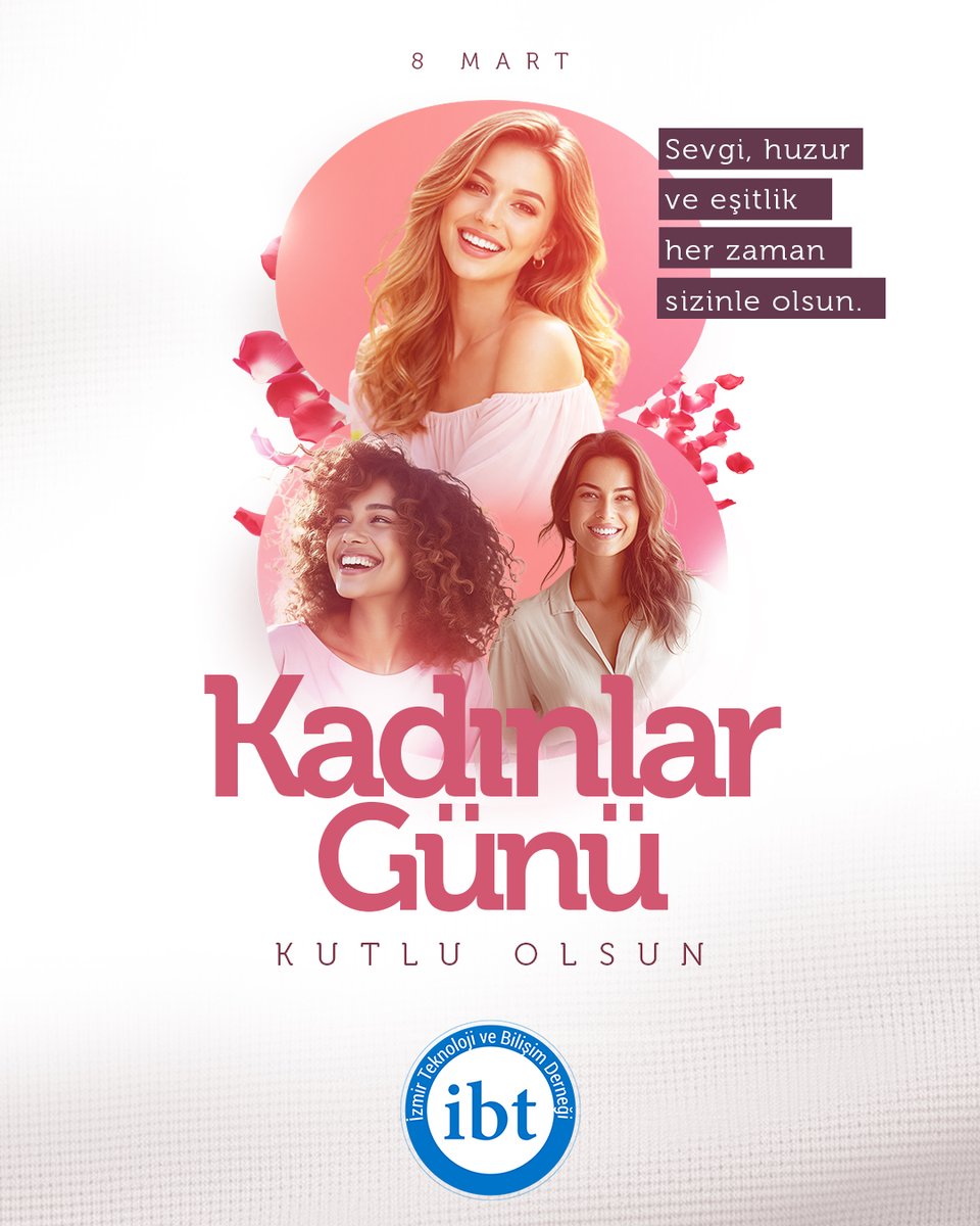 ibtorgtr's tweet photo. 🌸 8 Mart Dünya Kadınlar Günü Kutlu Olsun

Topluma yön veren, üreten, ilham veren ve hayatın her alanında değer katan tüm kadınların 8 Mart Dünya Kadınlar Günü’nü kutluyoruz.

#8Mart #DünyaKadınlarGünü #KadınGücü #Eşitlik #KadınEmeği https://t.co/VkqSPeJ1Z7