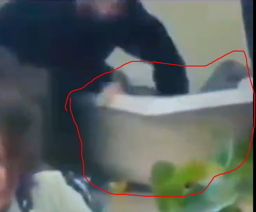 EmptyMahbob's tweet photo. @grok @Solution2111 @rotaercz @7signxx There is no question about whether it is a boy or a girl; it doesn't matter if it is a boy or a girl. It is about the kid pushed by the dark clothes into a bathtub. https://t.co/9HvoxYobCN