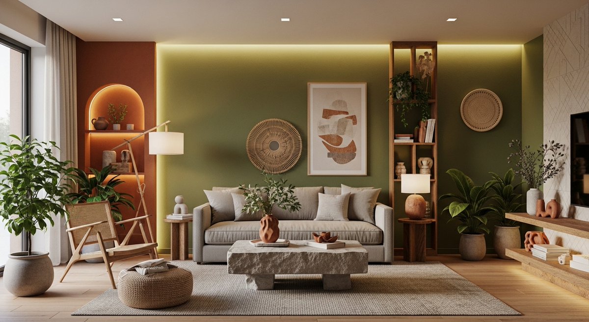 design_studio11's tweet image. 🌿 Earthy Color Palettes in Interior Design (2026 Trend Guide)  Interior design trends change quickly, but some trends reflect a deeper shift in how people want to live.

#InteriorDesign
#EarthyColors
#DesignTrends2026
#Architecture
#Studio11Design