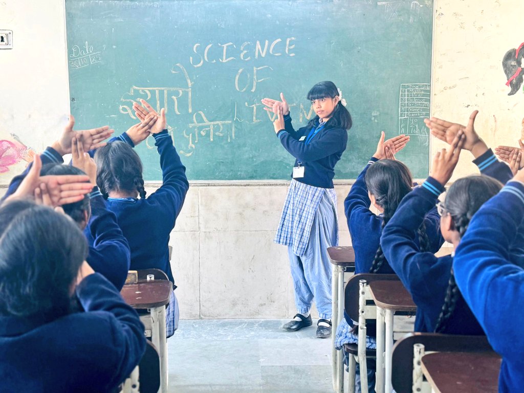 Dir_Education's tweet photo. Gestures Speak Louder Than Words!
Under the stirring banner of #ScienceofLiving: INCLUSION, students mastered basic sign language ,shattering the silence barrier forever!
True inclusion triumphs as every voice finally finds its place.
One gesture at a time. #InclusionRevolution https://t.co/izrKvvDRMA