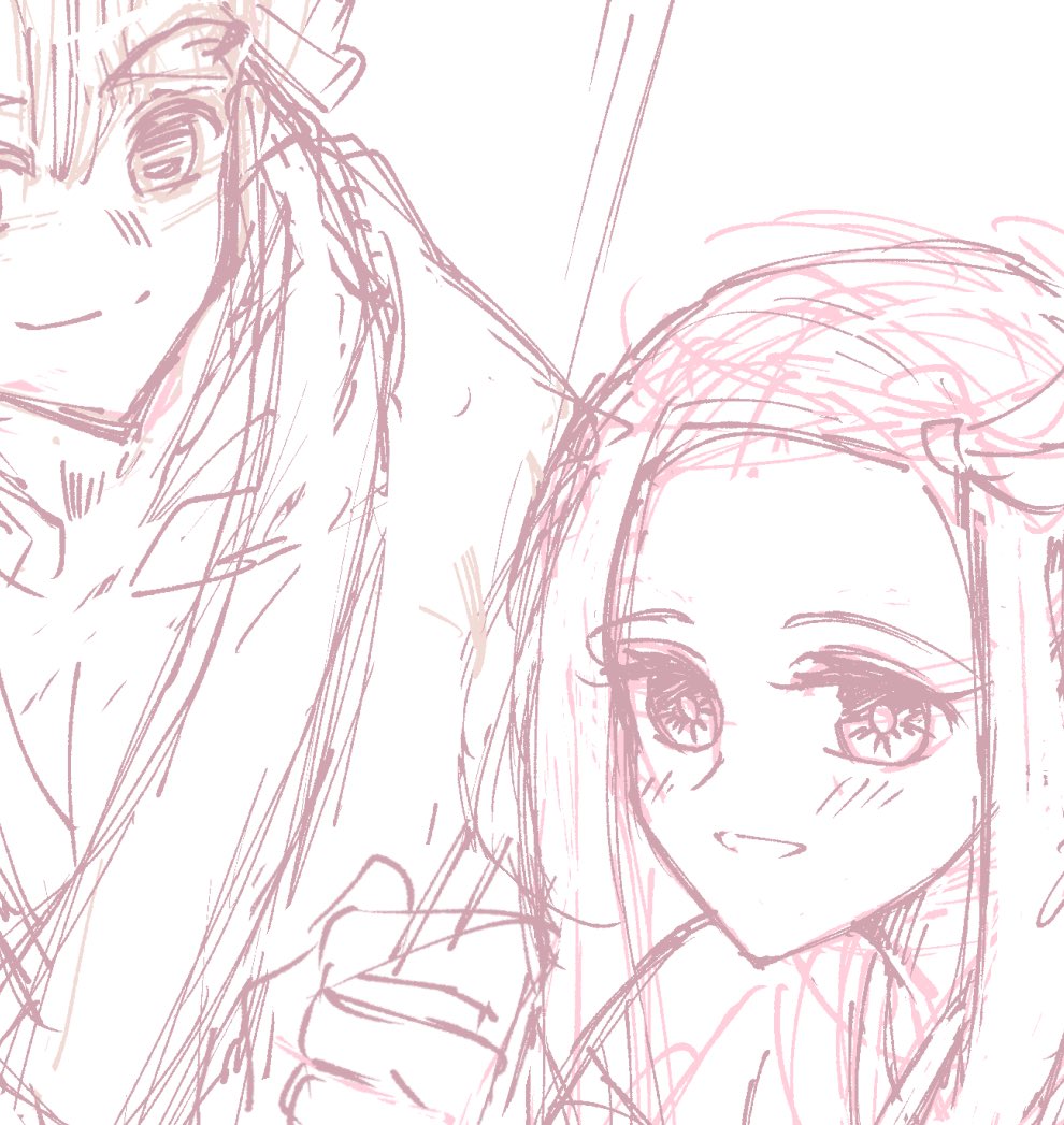 #ぜんねずペーパーラリー進捗
ゲスト参加枠にて1ページのイラスト描かせて頂きます！進捗〜！