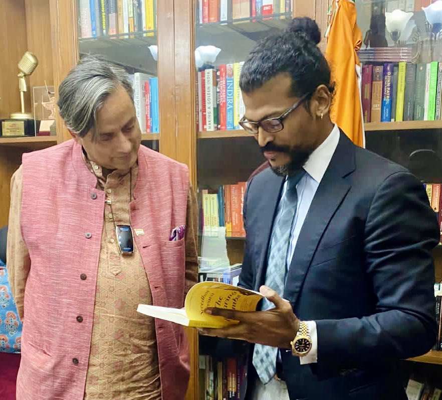 SreedharBevara's tweet photo. Irrespective of politics or affiliations, Dr @ShashiTharoor with his immense experience, wisdom & thought-leadership remains an #IconicFigure in modern India & truly a #NationalTreasure.
Wishing him many many more happy & healthy birthdays ahead.
It takes a truly secure leader to elevate the work of others from a stage that is his own.. something that feels increasingly rare in today’s world. I consider myself fortunate that every meeting or interaction I’ve had with him has been deeply inspiring & encouraging.
#TheRoaringLambs #MomentOfSignal #NetritvaKaushalKiAsliShakti @FingerprintPub @ManjulPubHouse @HarperCollinsIN #HappyBirthdayShashiTharoor @jameelsjam @ShobhaTharoor @ishaantharoor @SmitaTharoor @TharoorOffice