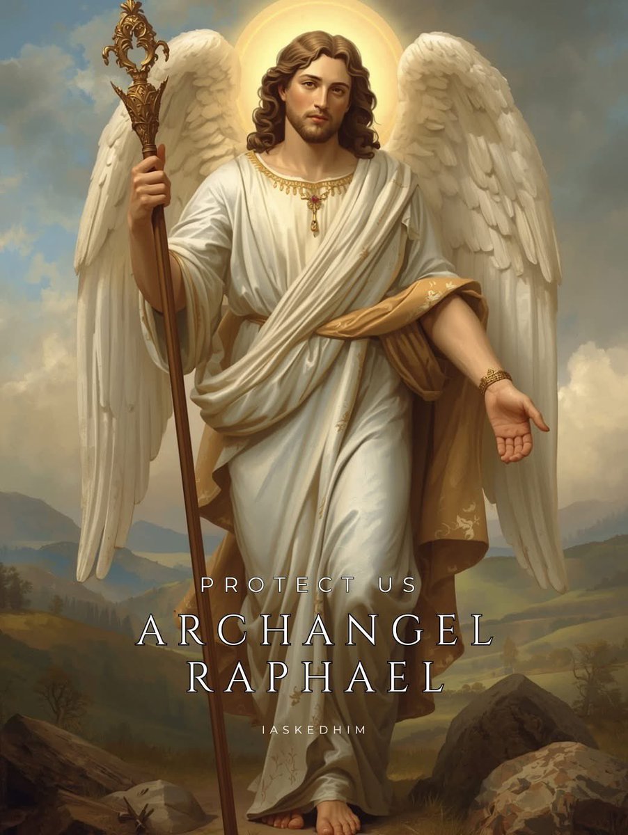 chiamaka___o's tweet photo. Healing Prayer to Archangel Raphael

O glorious Archangel Raphael,
healing messenger of God and faithful guide,
I humbly ask for your intercession in this time of need.

You who were sent by the Lord to bring healing and restoration,
pray that God’s healing grace may touch body, mind, and spirit.

Lead us away from illness and suffering,
strengthen us in weakness,
and guide us toward the peace and health God desires for us.

Archangel Raphael,
faithful protector and healer,
walk beside us and bring us closer to the mercy of God.

Through Christ our Lord, Amen.

Credit: I asked him