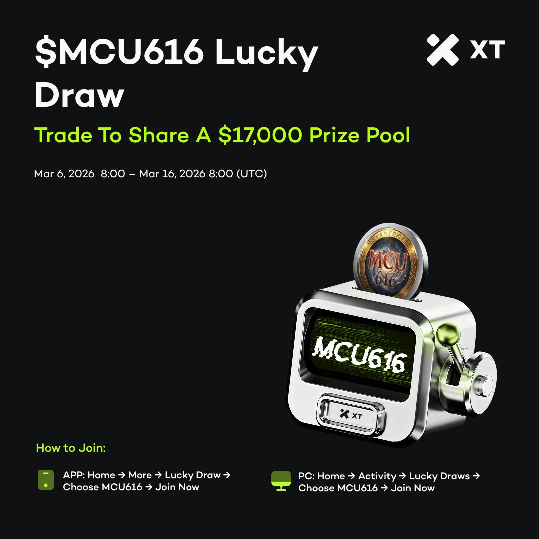 XTexchange's tweet image. 👀 3 Days In — Have You Claimed Your Chance? @MCU_RGB

A $17,000 prize pool is still waiting to be unlocked. 🎁

Trade #MCU616 (Spot) or #STABLE (Futures) to earn lucky draw entries.
⚡ The first 20 users who complete all tasks receive an extra 5,000 MCU616.

If you haven’t