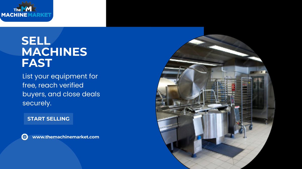 themachinemkt's tweet image. Showcase your machines where buyers are already searching.

List Industrial, CNC, Manufacturing &amp;amp; Construction Machines with no fees, no limits, no hassle.

Start selling today 👇
themachinemarket.com/register/

#IndustrialMachinery #CNC #ConstructionEquipment #Manufacturing