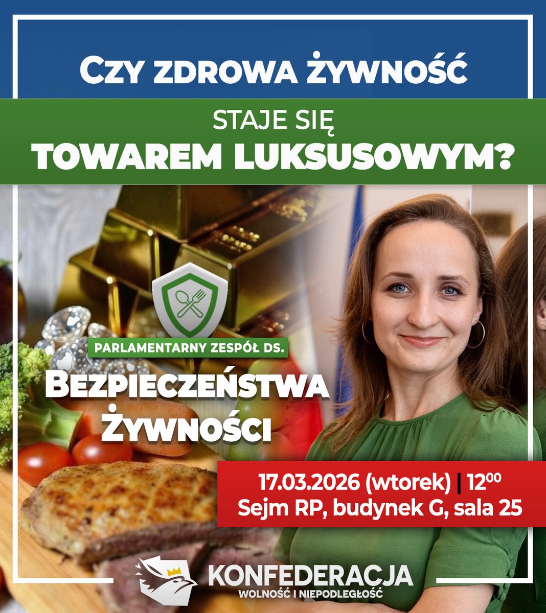 Wobec coraz liczniejszych niepokojących doniesień o skażonej żywności z zagranicy oraz o ogromnych kosztach jej rodzimej produkcji w tym dbania o jej najwyższą jakość, czas zadać pytanie:

Czy zdrowa żywność staje się towarem luksusowym? Czy będzie nas na nią stać? 

Zapraszam
