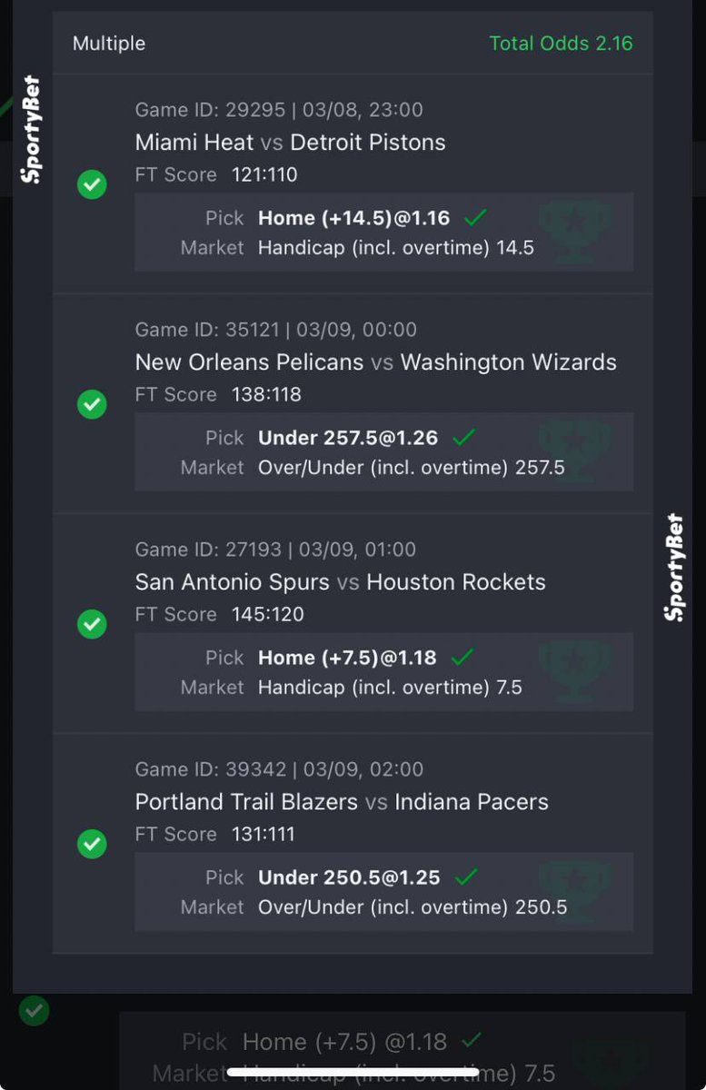 MrAnalysis4real's tweet photo. NBA DOUBLE UP DELIVERED 🏆🎊🎉🔥 https://t.co/0dqvUYxEkR