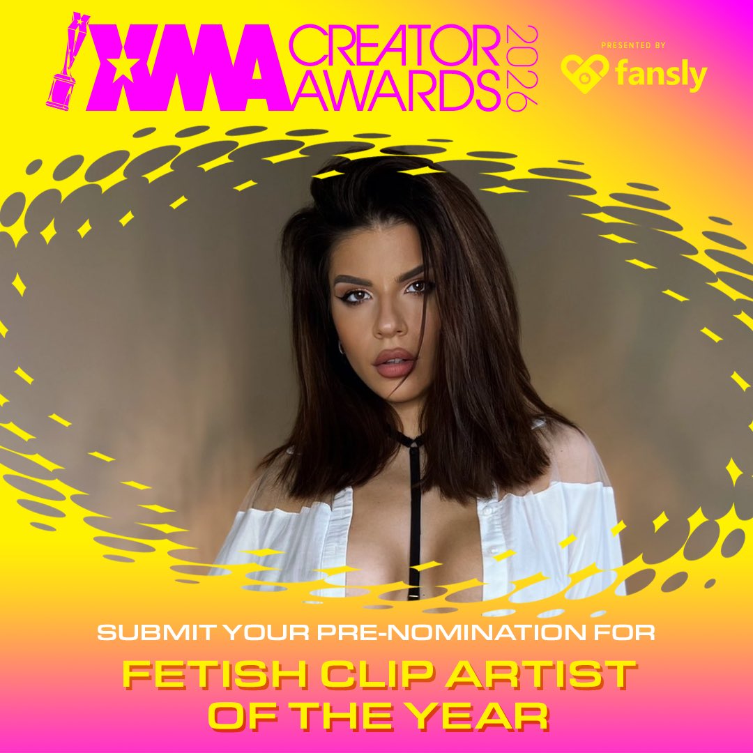 I just pre-nominated @AlexaCreed for the 2026 FETISH Creator in the #XMAs presented by <a href="/fansly/">Fansly</a>! <a href="/XBIZ/">XBIZ</a> #XBIZMiami xma.show/fans/?c=2008&n…