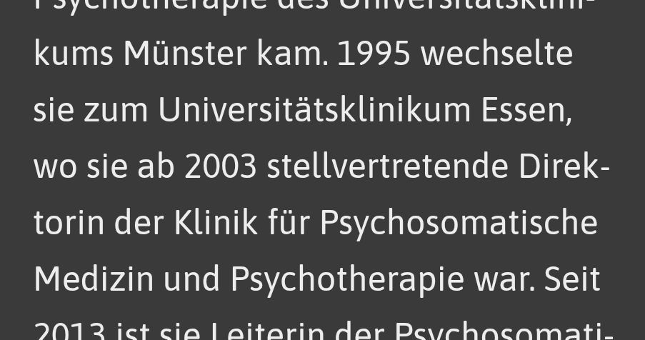 Farbtastisch's tweet image. Früher sagte man: Alle Wege führen nach Essen 🤡

Aus einem Artikel über LC - Psychosomatik - Koryphäe Yesim Erim. Wo ist Berlit gleich zu Hause? Oder Kleinschnitz? 

#mecfs #longcovid #postvac 

aerzteblatt.de/archiv/yesim-e…