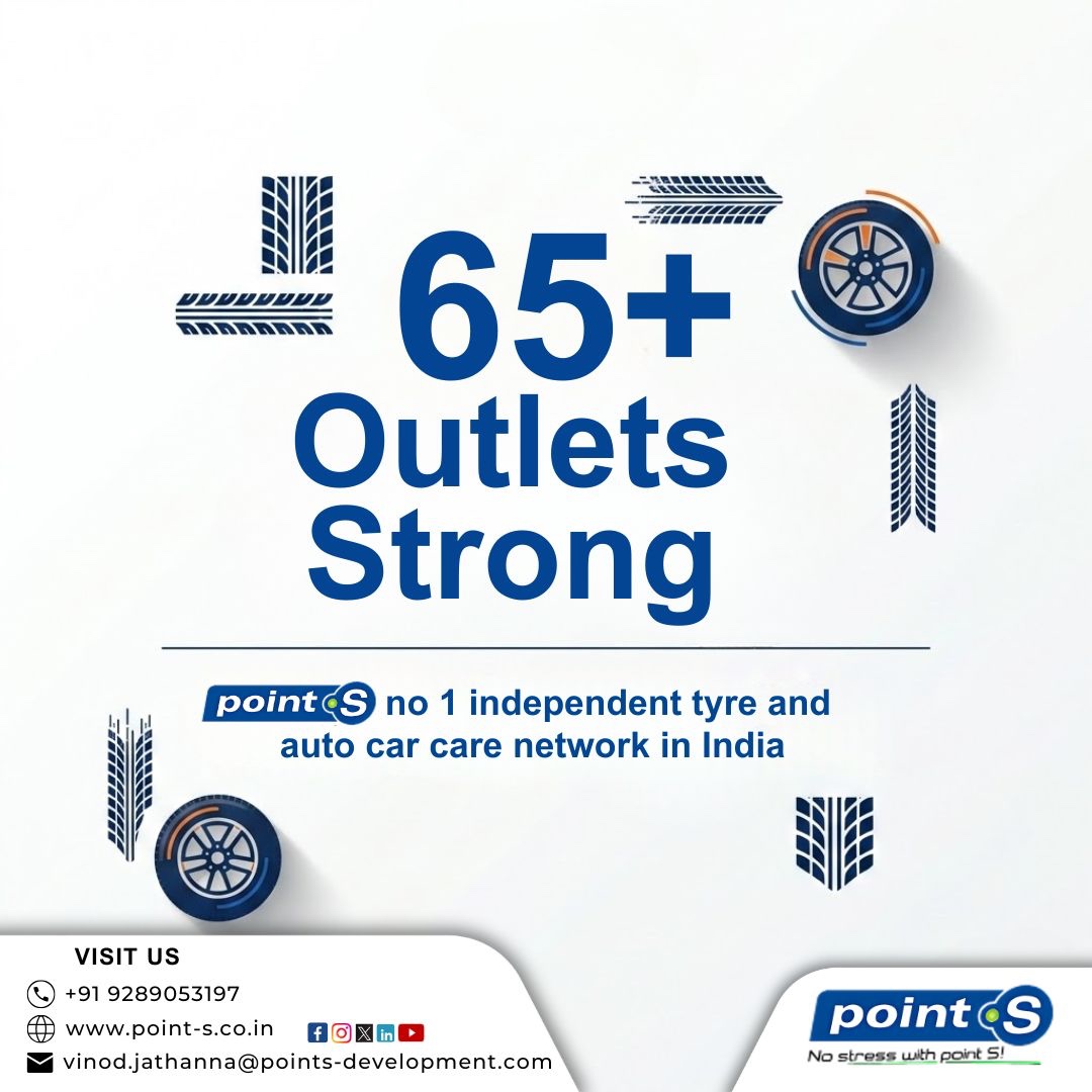 Pointsbharat's tweet photo. Join the Point-S network and be part of 65+ outlets strong across India.
.
.
.
#TyreDealer #TyreExperts #TyreNetwork #CarTyres #WheelAlignment #WheelBalancing #AutoCare #PointSIndia https://t.co/RcioL44Qmx