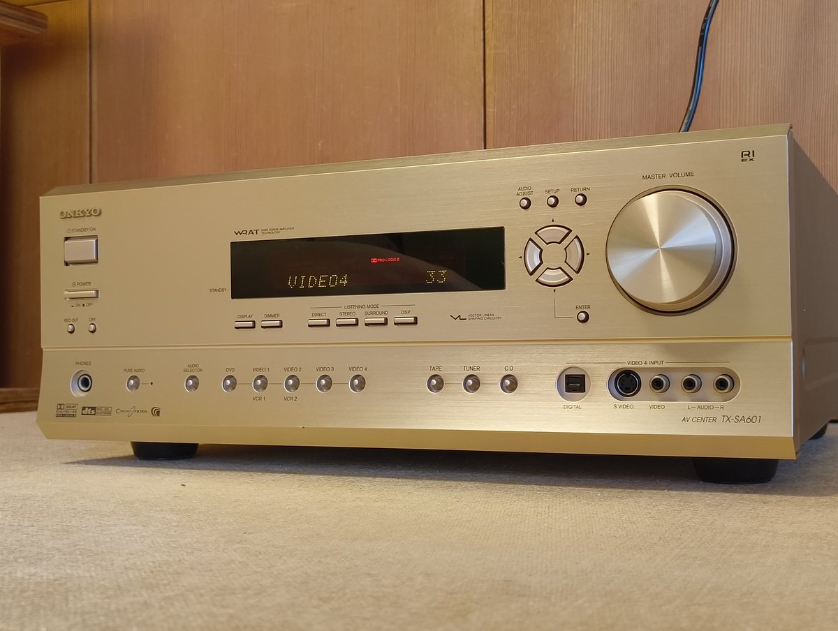 ONKYO(オンキヨー) TX-SA601 届きました！ 2003年発売、定価75,000円の