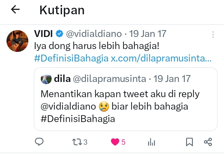 dilapramusinta's tweet photo. vid ini kenangan banget asliii 💜 saking fans nya sama kamu Vid https://t.co/oXd24w2Ucs