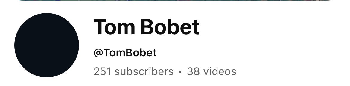 Tom Bobet tweet media