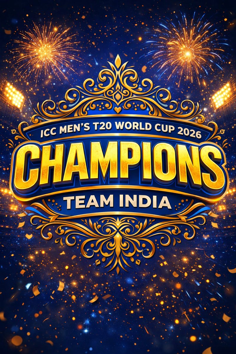 aaathiraa's tweet photo. ICC Men's T20 World Cup 2026
Champions Team India
#icct20worldcup2026
#bcci
#msdhoni
#rohitsharma
#suryakumaryadav
#SanjuSamson
#bumrah
#sachintendulkar
#ahamadabad
#champians
#cricket https://t.co/GoHduKxOr7