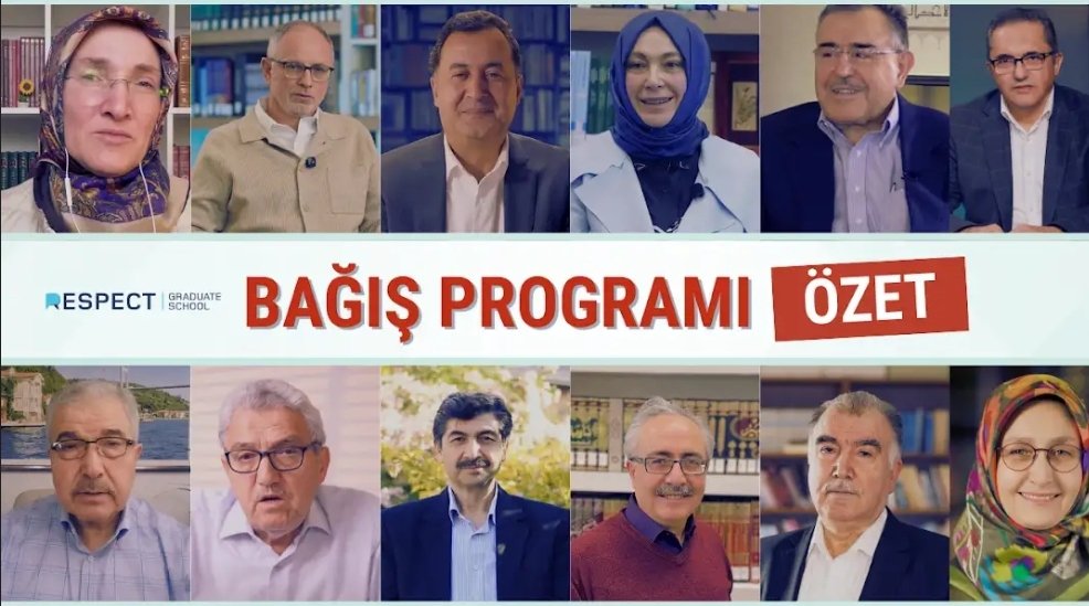 Bağışlarınız ile Amerika Doğu Yakasının İlk İslam

Üniversitesi'nin Açılmasına Destek Olun!

Bağışlarınız için: https://turkce.respect...

14 Şubat Cumartesi günü gerceklesen Respect Graduate School burs ve bağış programının özetini sizlerle buluşturuyoruz.

Lütfen dostlarınızı