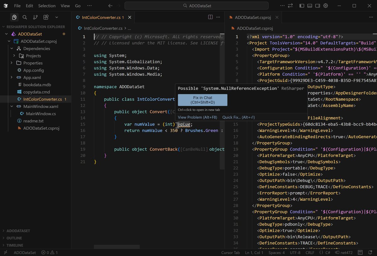 JetBrains ReSharper tweet media
