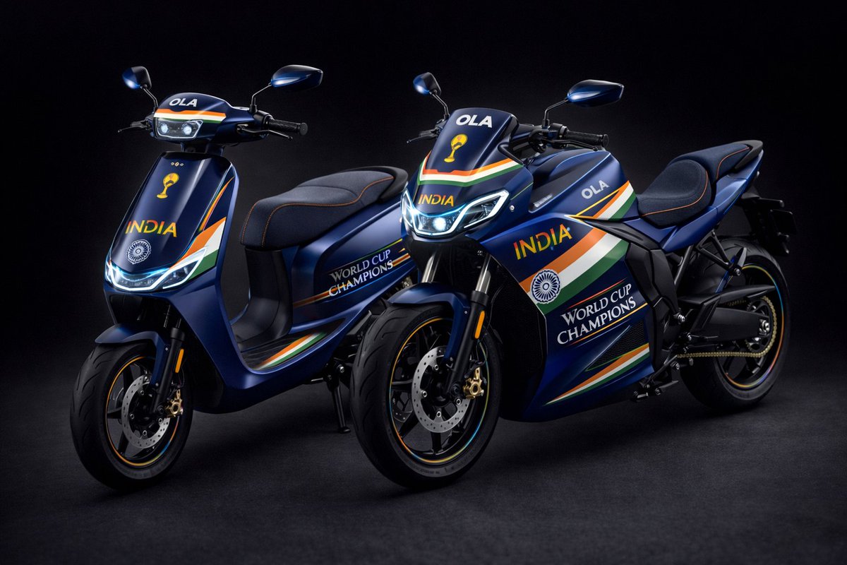 StickersNews's tweet photo. @bhash Here is my idea of special edition blue scooter and bike commemorating our win 🇮🇳 🏏 https://t.co/hw9YuTc5eg