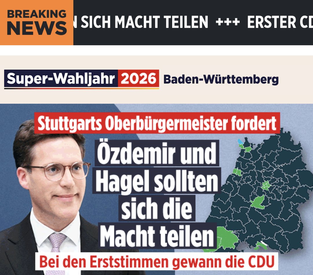 Miserable Verlierer.
Man stelle sich nur mal den Shitstorm und Spott der Union und der neurechten Kampagnenpresse vor, hätte ein Grüner das als Zweitplatzierter gefordert.

#Cem4MP