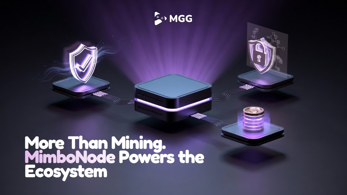 MimboNode's tweet photo. 🧠 Back to Basics. 

A MimboNode isn't just a miner. It's the backbone of our gaming ecosystem. 

It verifies transactions, secures assets, and ensures fair play.

You aren't just a player. You're an owner.  

#GameFi #Web3Gaming #MGG #MGGARENA  $MGG https://t.co/HOItQEVWQL