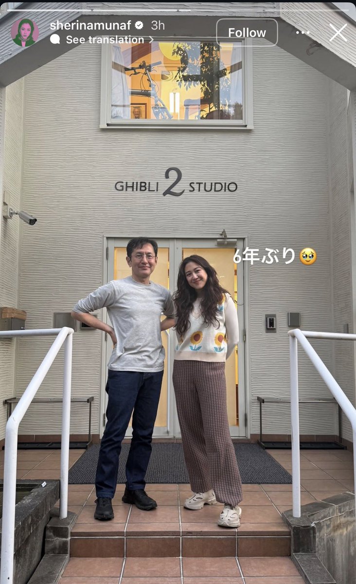 Dia bener bener fans Studio Ghibli paling sukses, using her privilege, talent and potential to the fullest.