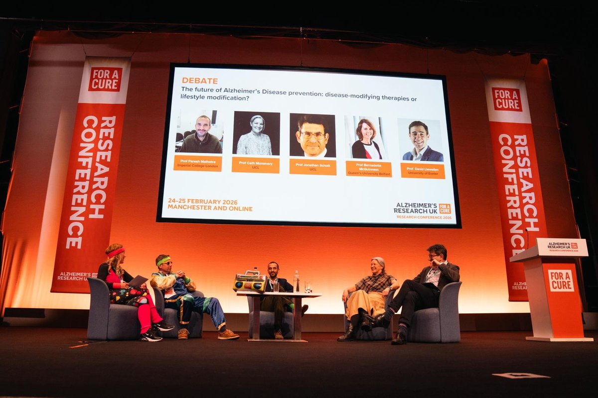 AlzResearchUK's tweet image. Last week, over 700 researchers came together in Manchester for our biggest #ARUKConf yet!  

Read the highlights here: alzheimersresearchuk.org/news/our-2026-…