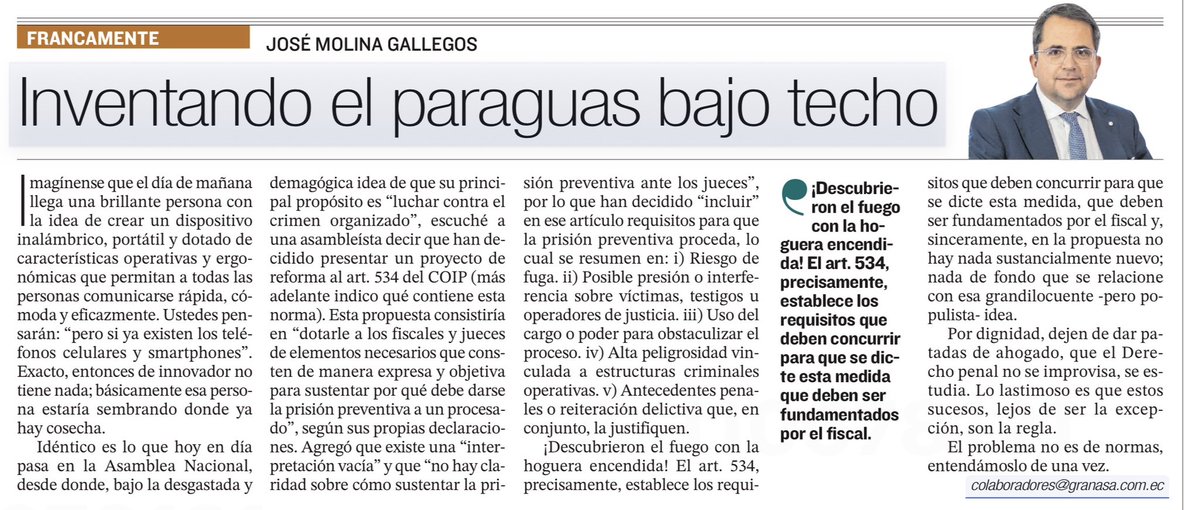 José Molina Gallegos tweet media