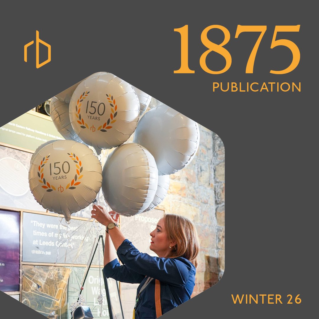 redmaynebentley's tweet photo. The latest edition of our quarterly investment publication, 1875, was our 150th anniversary souvenir edition.

In this issue, we feature articles from senior leaders within the firm about what this this milestone means to them.

Read the issue here: https://t.co/pvePcz1xty https://t.co/PbJhDnsYLj