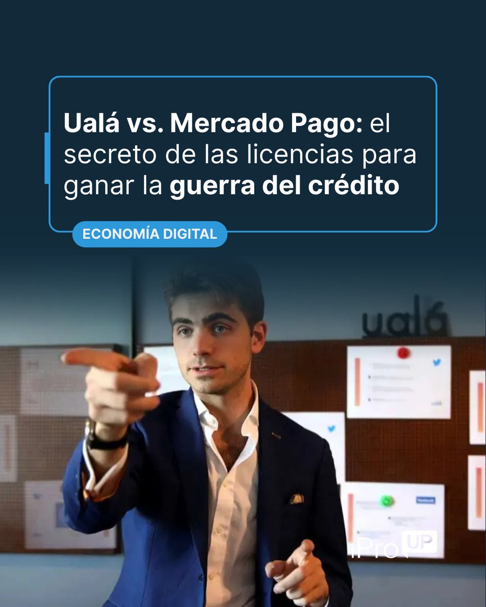iproup's tweet photo. La guerra fintech no se define en los pagos.

El secreto de Ualá para competir con Mercado Pago en el negocio del crédito 👉 https://t.co/csTRM6r26T https://t.co/pcXFBSzgJJ