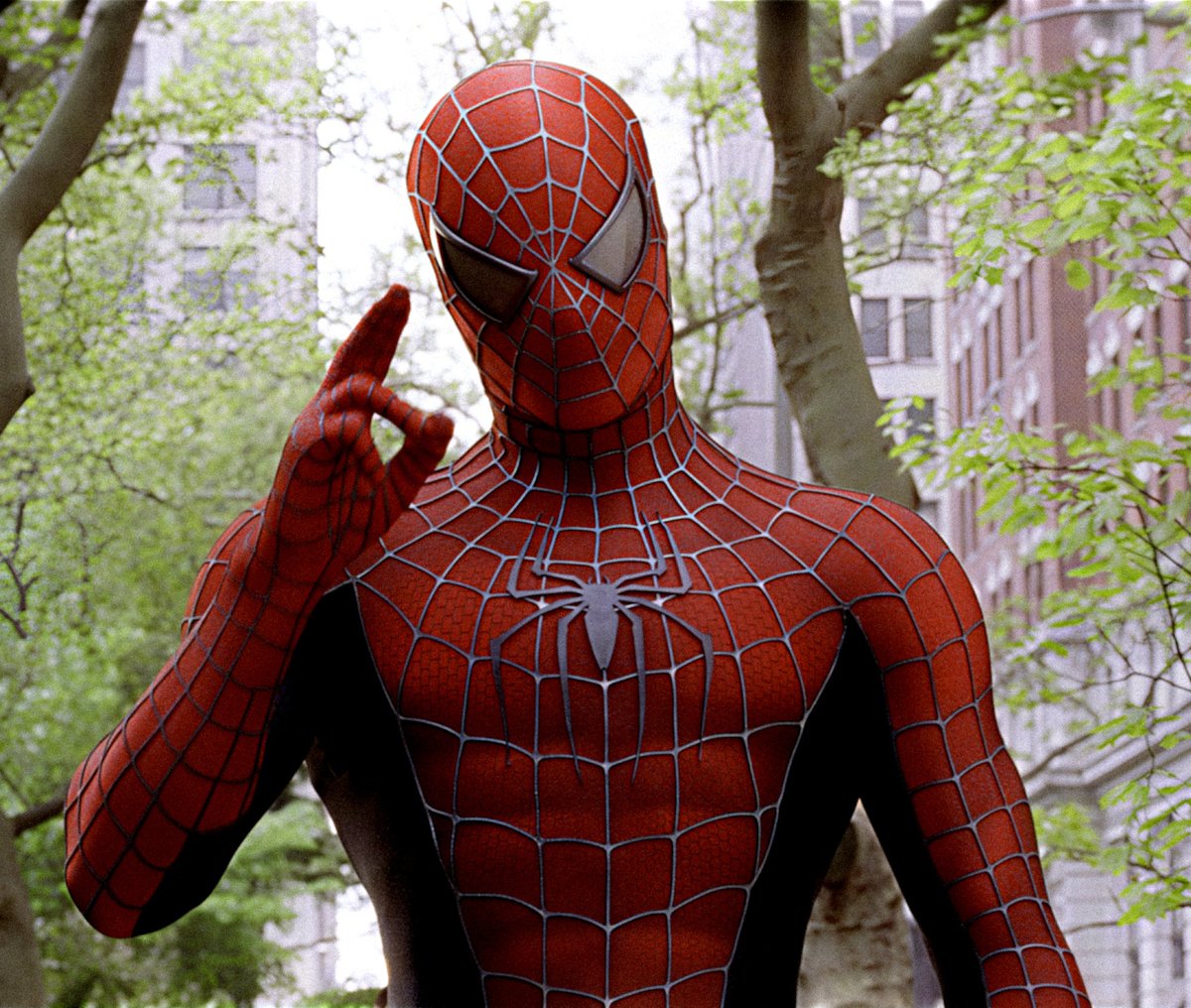 AvengerLars's tweet photo. The Spider-Man 2 suit is so good, man. Top tier superhero costume. https://t.co/rExDfk4XME