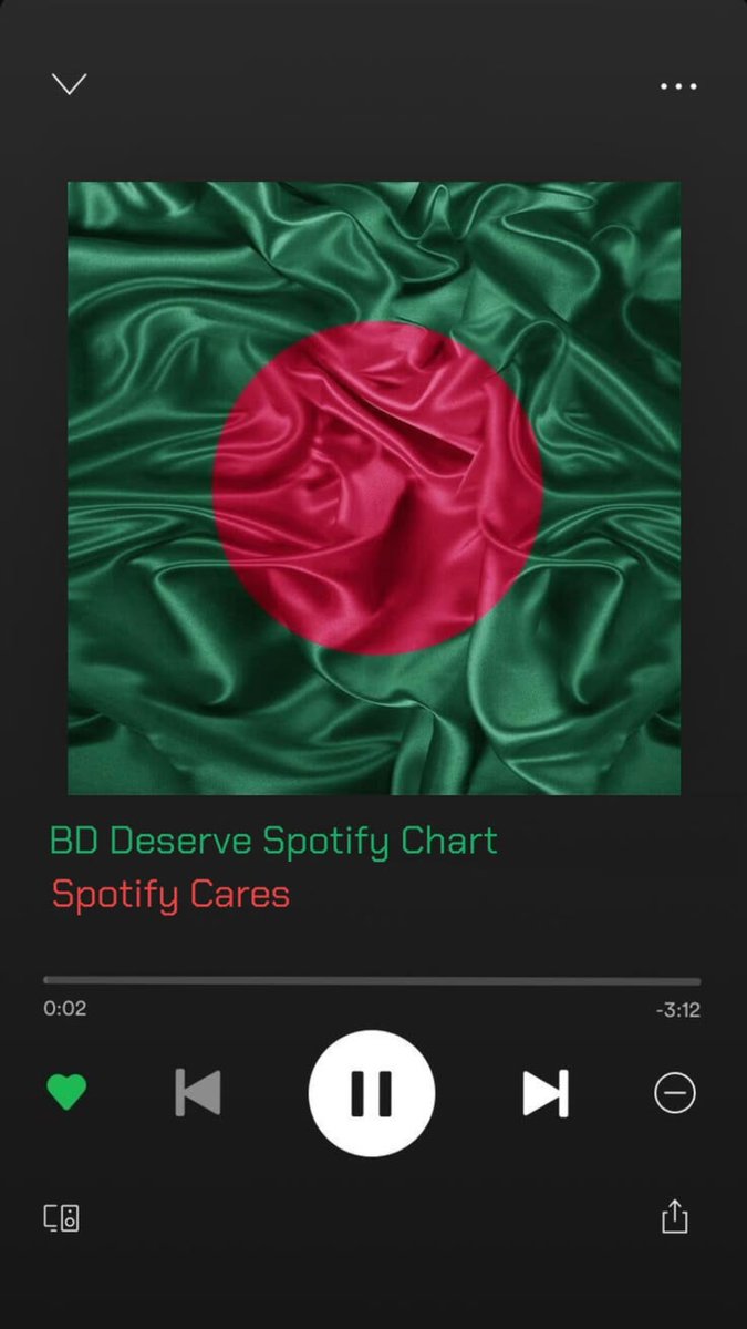 kimkeya77's tweet photo. Hello, @Spotify @SpotifyCares

We've had Spotify for 5 years, but still no charts. We are waiting for the official Bangladesh charts. Please consider our idea!!

#BringSpotifyChartstoBD

#BDdeserveSpotifyChart https://t.co/NPaWPZR6YK