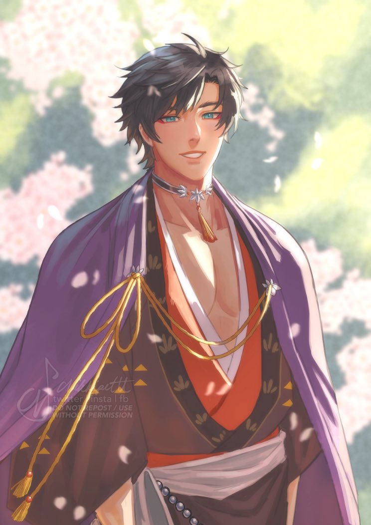 Sanada_Gozen's tweet photo. 3.8.2026 ~ Your smile heralds the coming of spring 🧡🌸

Happy Birthday, Yukimura 🧡

#祝_幸村BD
#HBDYukimura
#恋乱LB
#SLBP https://t.co/6CJ9aDxY9U