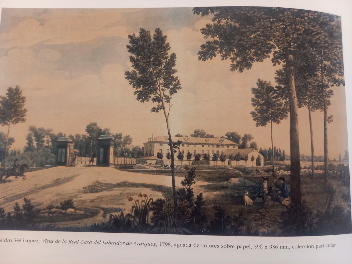 Sabías que #IsidroGonzálezVelázquez dibujó la antigua #casitadelLabrador de #Aranjuez, cuando era una construcción mucho más sencilla, de planta rectangular, como la pensó Villanueva. Mira su aguada de colores sobre papel, 1798 <a href="/ArteEnMadrid/">Arte en Madrid</a> <a href="/Investigart/">InvestigArt</a> <a href="/ElCuartoFelipe/">Felipe IV</a> <a href="/Pennypol/">El Madrid desaparecido de Penny y Julio Gª. Moutón</a>