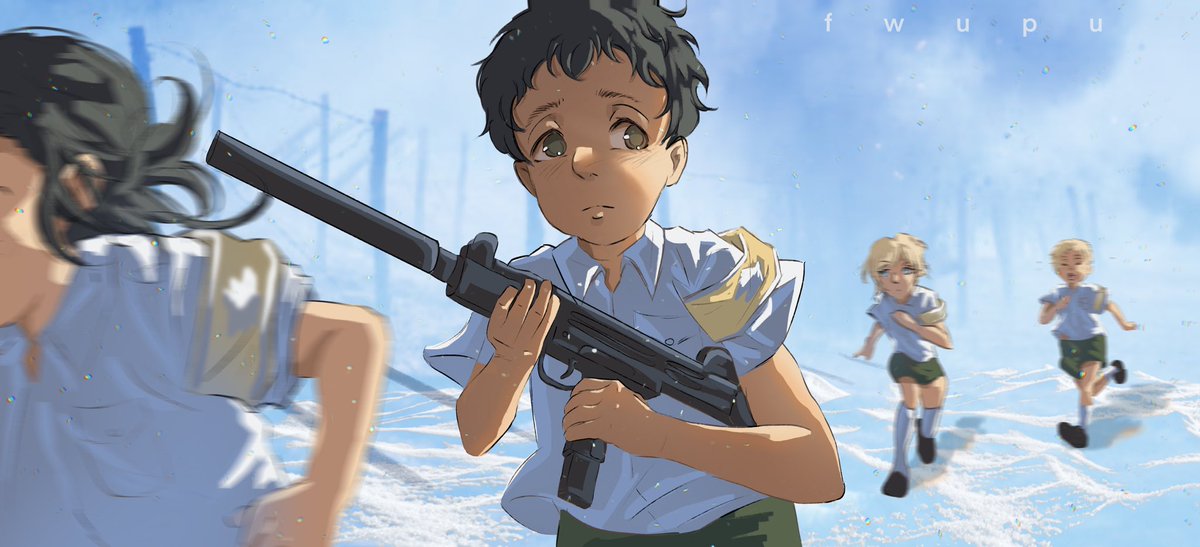 child soldiers doodle #aot