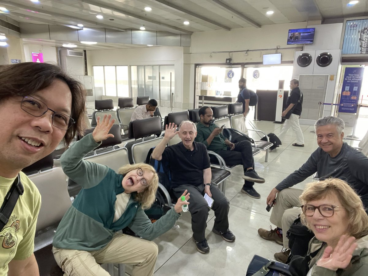 Flying back to Delhi from Nagpur after 11 Safaris 😁