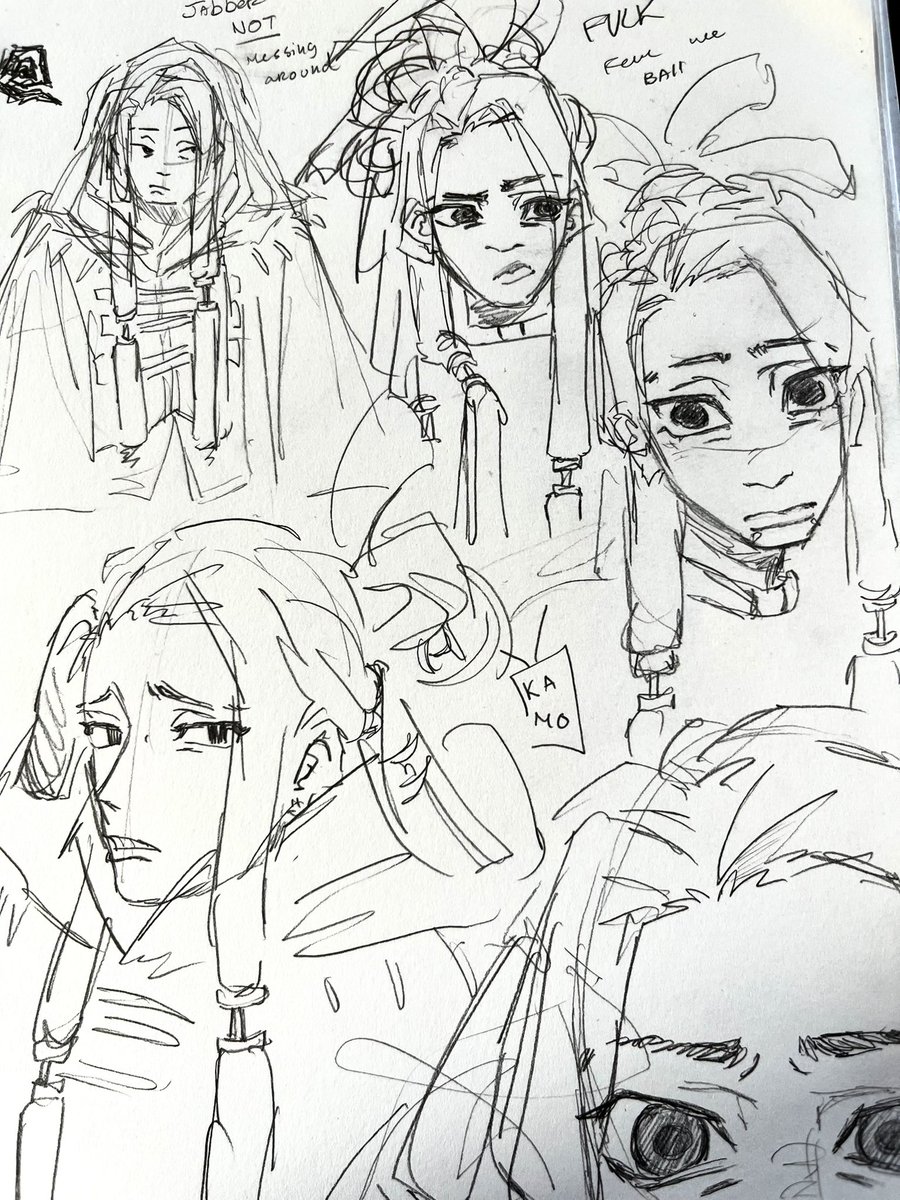 Jabber and fem jab doodles on the train