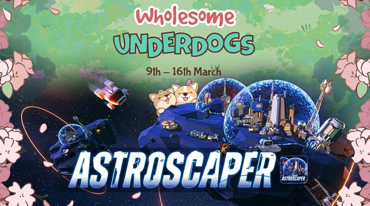 AstroScaperGame's tweet photo. 🌌 AstroScaper is part of Wholesome Underdogs!
A relaxing puzzle city builder where you grow cozy colonies on asteroids.

🎮 Play the demo &amp; add us to your Steam wishlist: https://t.co/RQFlrVEyIw
  
#AstroScaper #indiegame #citybuilder #WholesomeUnderdogs https://t.co/uIePOl5dkS