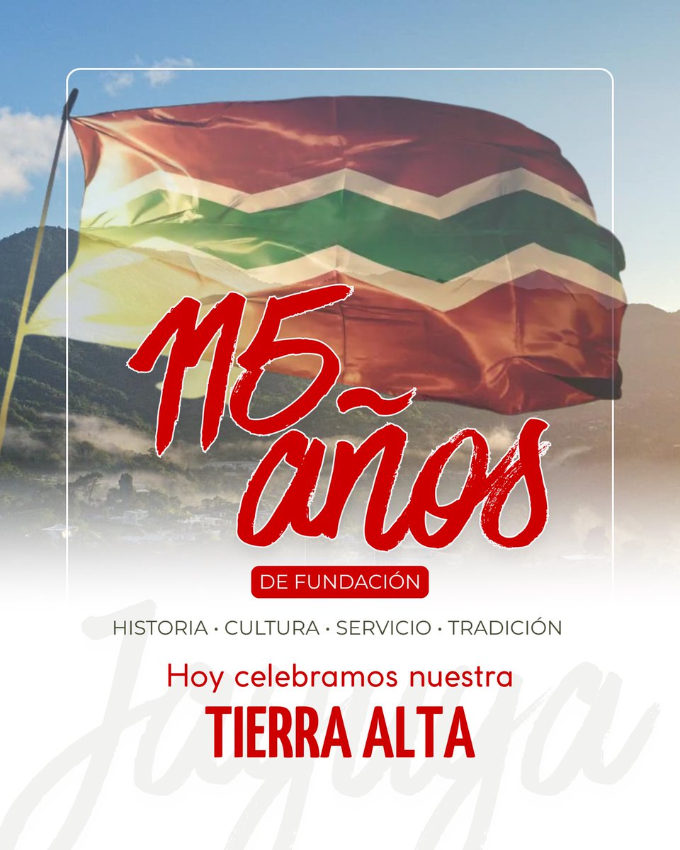 jaquiles46's tweet photo. Marcamos 115 años de historia como pueblo, en los cuales nuestra cultura e identidad siguen vivas y más latentes que nunca.  

Son 115 años de servicio a nuestra comunidad y de celebrar ese espíritu de amabilidad, solidaridad y cercanía que nos distingue como jayuyanos. ❤️🤍💚 https://t.co/H7GIogd2Q4
