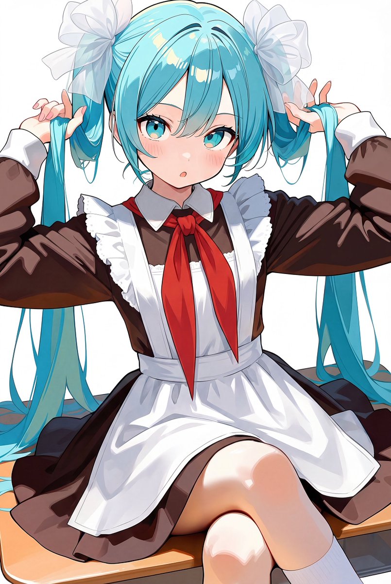 ヴィンテージのソビエト風制服を着た初音ミク   #HatsuneMiku #初音ミク