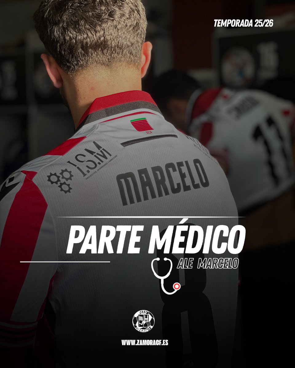 ZCFoficial's tweet photo. PARTE MÉDICO🥼🩺|

Parte médico de Marcelo.

🔗 https://t.co/fAFKhVZZeM 

#VamosMiZamora https://t.co/KoFcyK375v