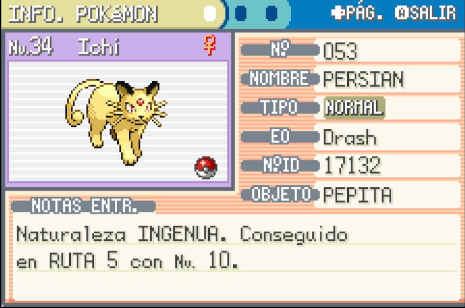 En Pokémon RF/VH en el resort de isla Inta podes pelear con esta entrenadora las veces que quieras usando el busca pelea, si tenes MON. AMULETO, vas a ganar casi siempre 20k PERO su Flaaffy SIEMPRE va a tener equipada una pepita que podes robar, ganando 25k en total.