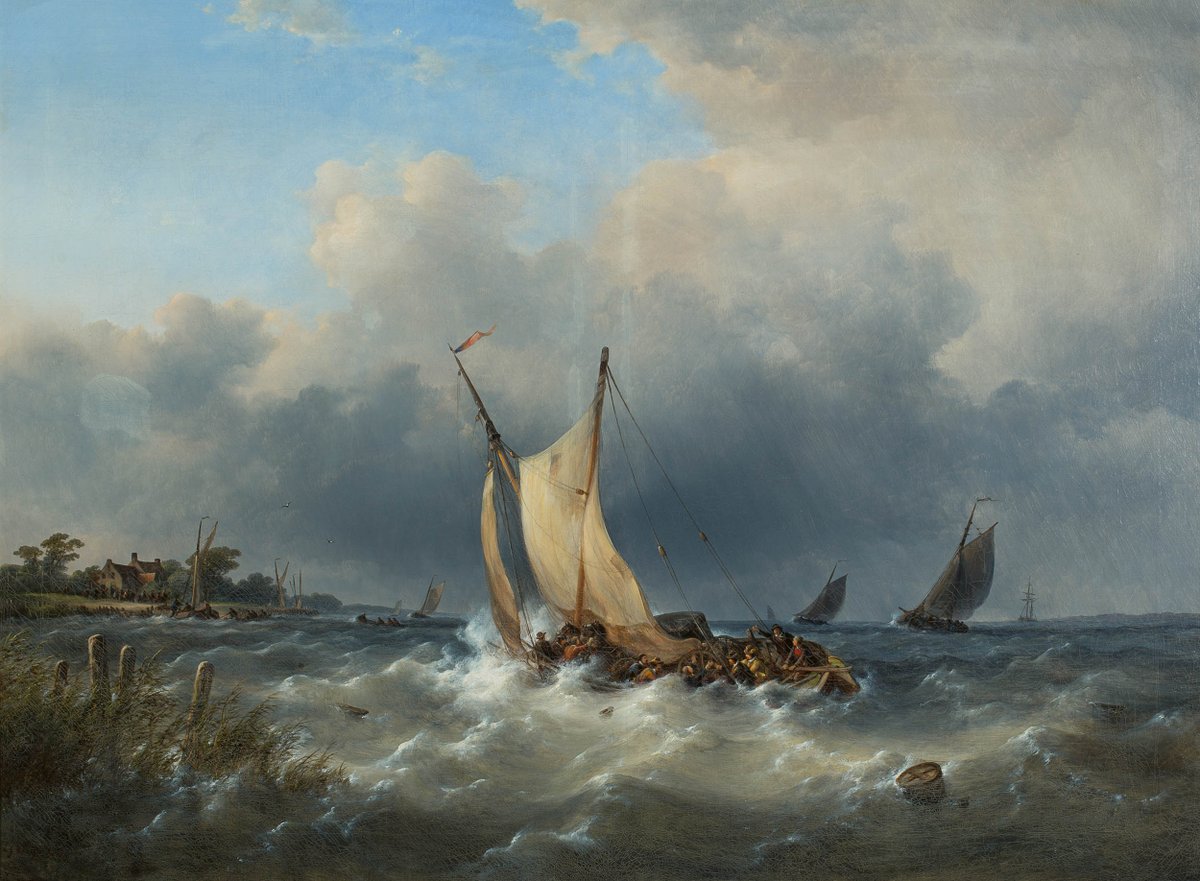 De fatale oversteek van Johan Willem Friso
Lodewijk Johannes Kleijn, 19e eeuw