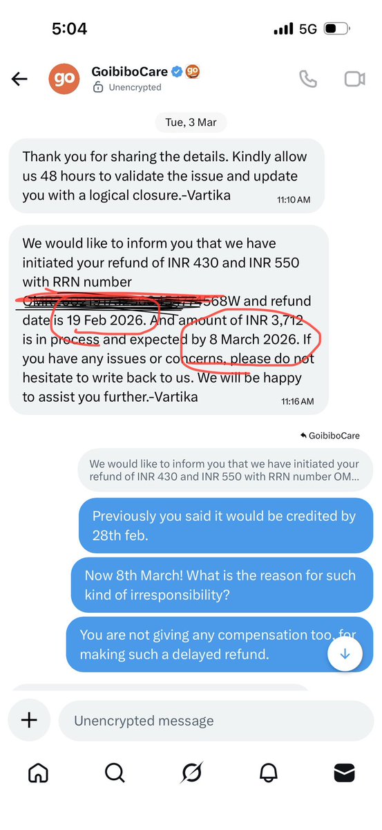 kdevavrata_'s tweet photo. Hey @GoibiboSupport @makemytrip This has been more than a month that yall aren’t returning the money. You provide dates and the money is never credited. Make sure that it is, else be ready to face the consumer court. No 48 hours-7 working days type of messages please. Enough! https://t.co/Eoo8C3nHYP