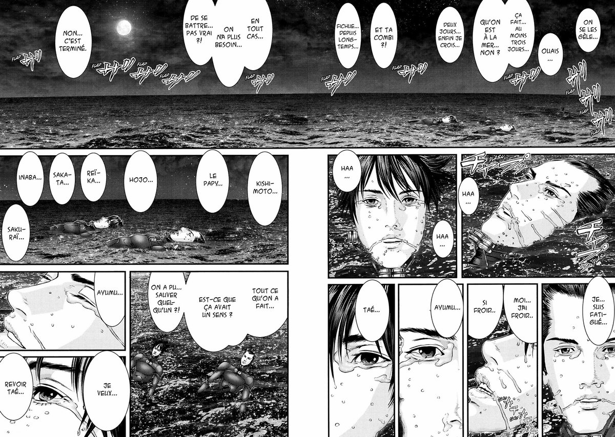 Je viens de finir Gantz c’est un OVNI ce truc, c’est déjà ma découverte manga de l’année