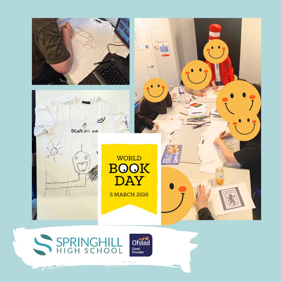 SHHSUK's tweet photo. #worldbookday 🎉 Our students got hands-on, designing t-shirts inspired by their favourite stories. Creativity, colour, and reading fun! 🌈📚 #imaginationinaction https://t.co/BvFRxbTpqa