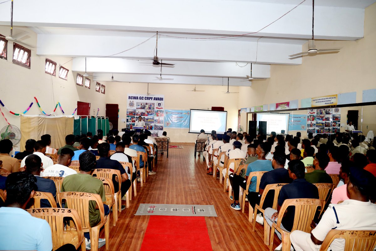 Jai hind sir
On the occassion of 87th CRPF Raising Day celebration, a Lecture on Drugs abuse &amp; illicit trafficking by Sh.Deepak Kaushik , Suptd.NCB Chennai was conducted at GC Avadi under the aegis of CH Avadi,GC Avadi &amp; RTC Avadi 09-03-2026