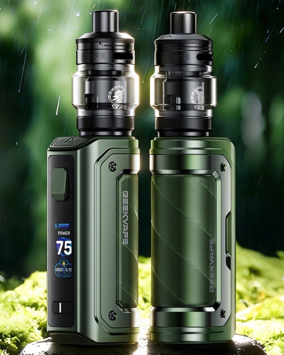 lepetitfumeur's tweet image. 🔥 Nouveau : Aegis Mini 5 GeekVape

✔ Jusqu’à 100 W de puissance
✔ Écran couleur 0,96″ intuitif
✔ Verrouillage A-Lock
✔ Certification IP67 Tri-Proof

Associé au Z Nano 3, ce kit forme un setup ultra performant !👉 urlr.me/R85fus

#GeekVape #Aegis #VapeSetup #Vaping