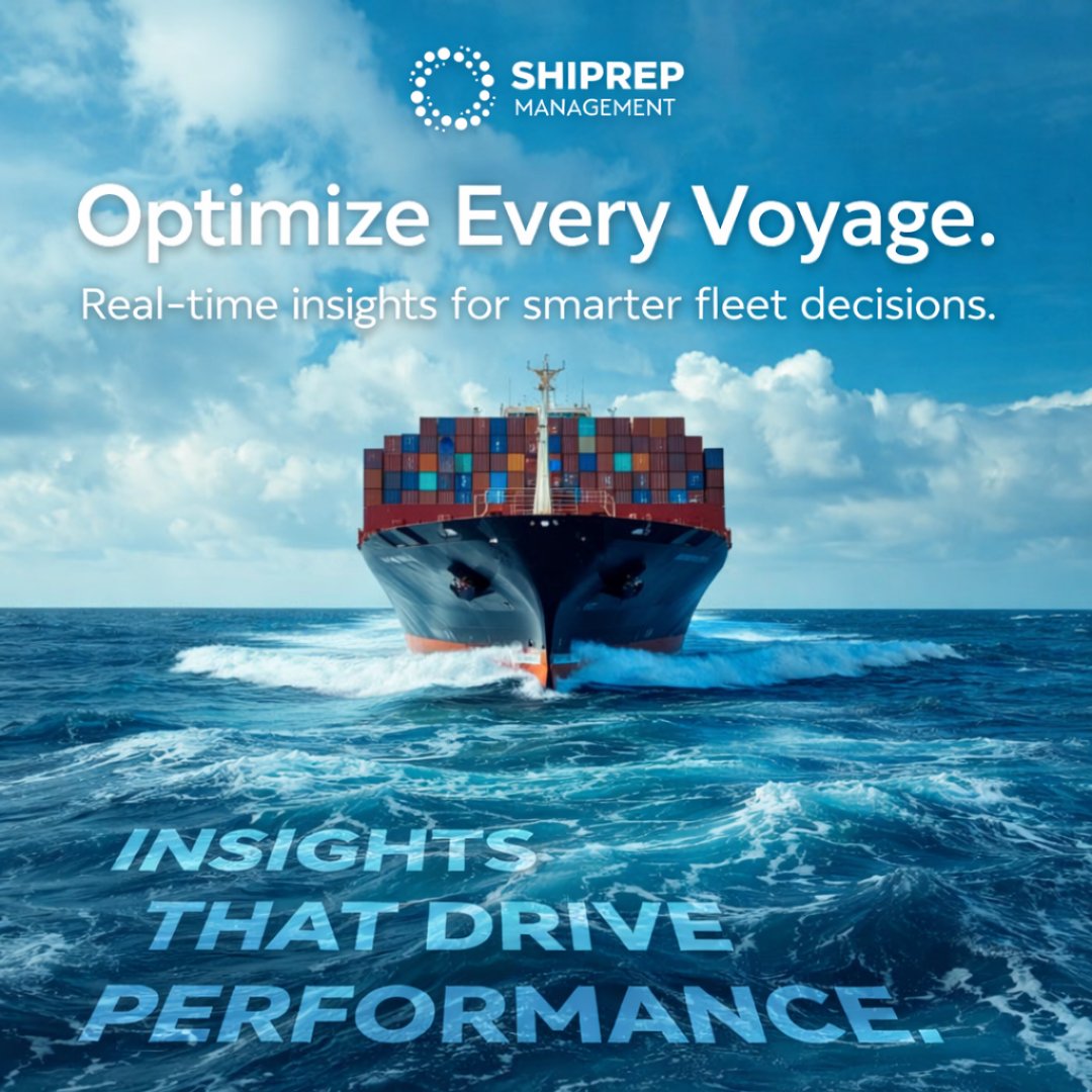 ShiprepLtd's tweet photo. Smarter fleets start with smarter insights. 

We turn technical expertise &amp; operational oversight into action, reducing downtime, boosting efficiency, strengthening compliance, and improving vessel performance. 

Timing, accuracy, and strategy make all the difference. https://t.co/1q8FPk9DmU