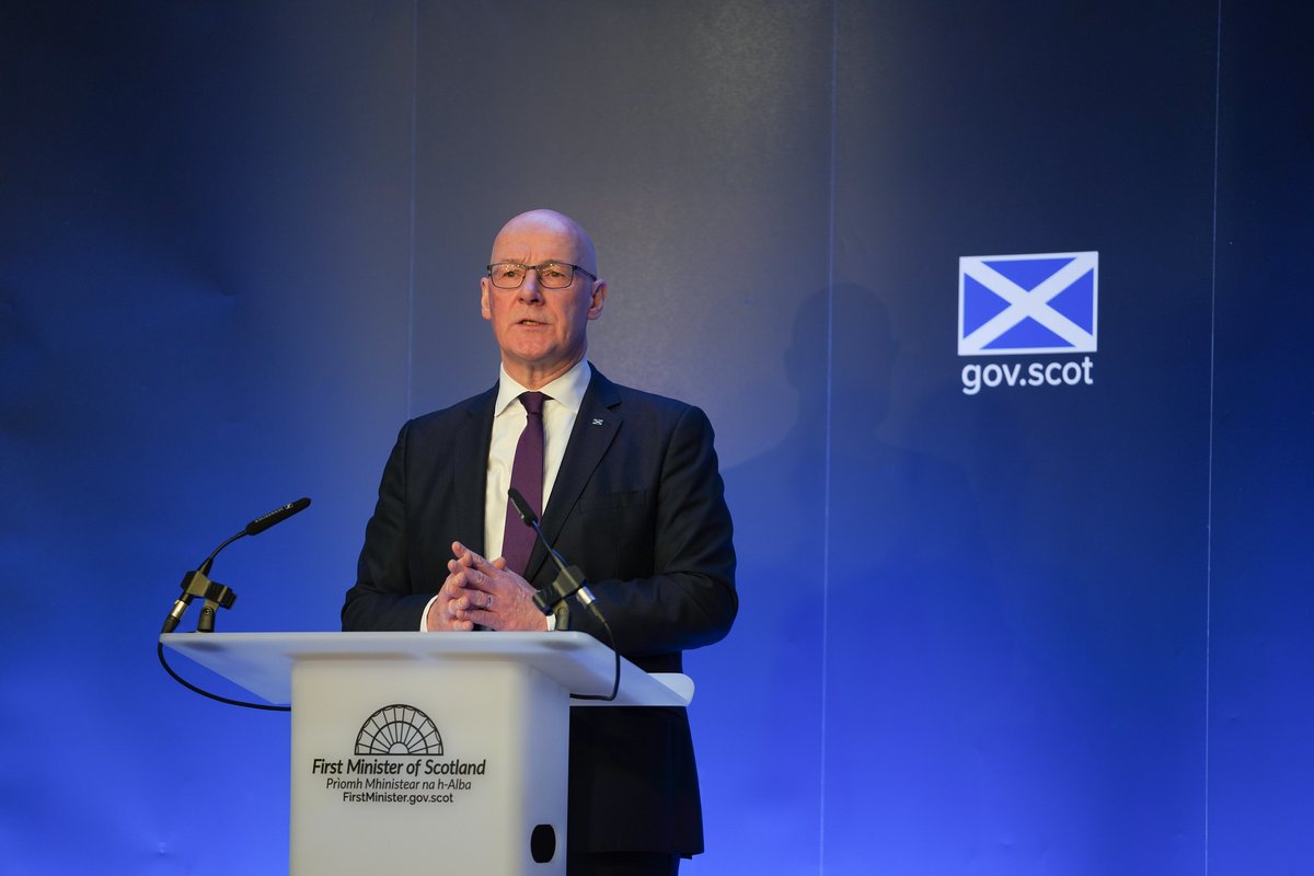 First Minister tweet media