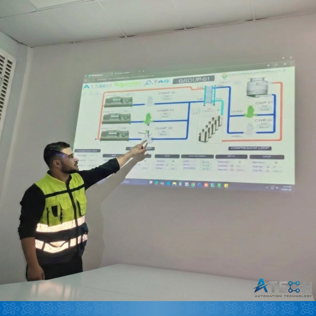 atech_saudi's tweet photo. We are proud to support our client team at #Gulfmaid Factory in Jeddah , Saudi Arabia through a comprehensive on-site training session for operation and maintenance teams.
 
#ATECH_Saudi_Arabia
#BMS #BuildingManagementSystem
#SaudiArabia #Automation
#SmartBuildings #Engineering https://t.co/b3bIMReWSM