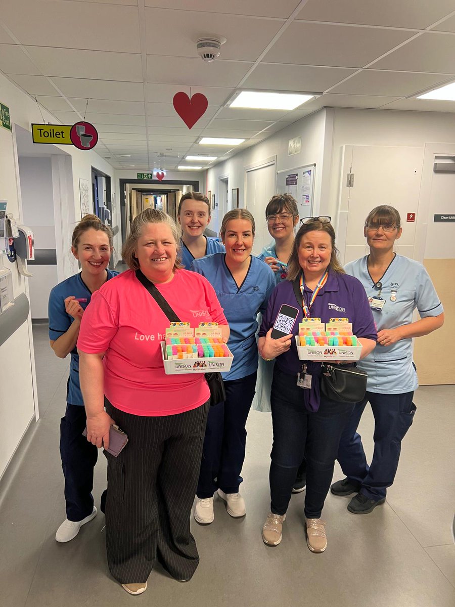 NHSGrampian's tweet photo. Representatives from Unison visited staff at Ward 216 yesterday as part of International Women's Day. The ward was nominated for the visit in recognition of their hard work and dedication over recent weeks.

#ProudtobeNHSG #TeamGrampian #TeamNHSG #IWD2026 https://t.co/x72ePjdqG0